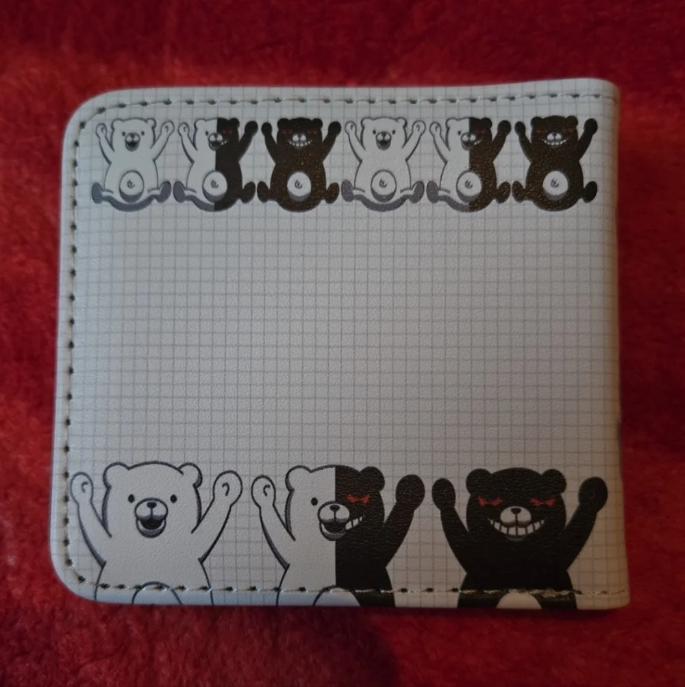 New danganronpa anime manga leather wallet